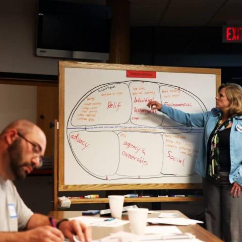 wendy teaching a class