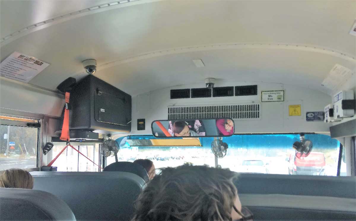 inside school bus