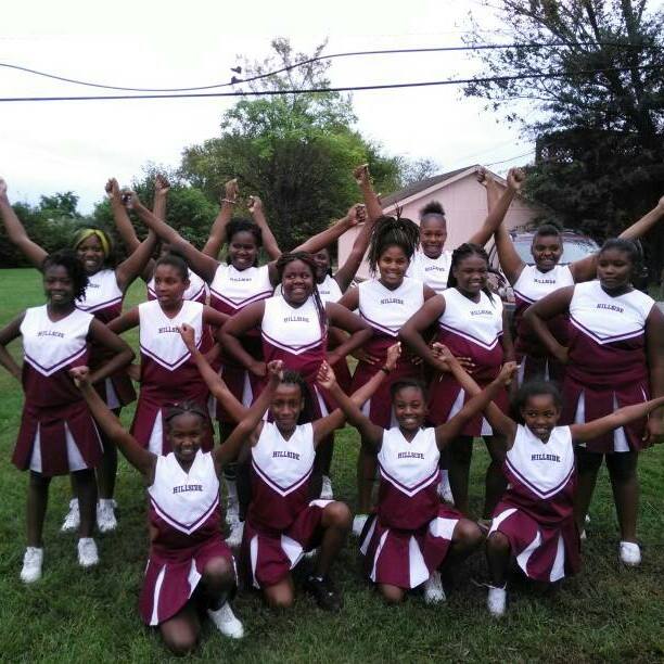 Hillside cheerleaders